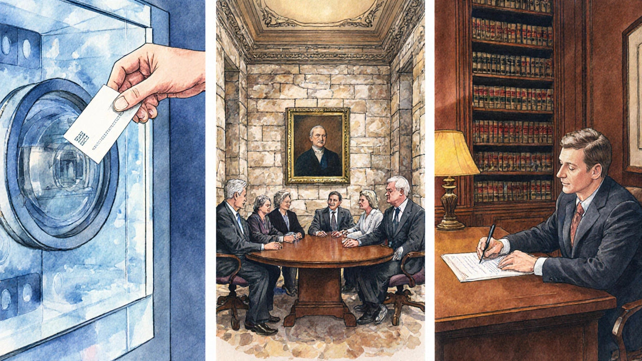 Triptych illustrating donor‑advised fund, private foundation, and charitable trust.